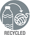 Made from Recycled Materials Including Bottles