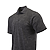 Dakota Striated Heather Polo Black Hthr Side