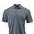 Dakota Striated Heather Polo Steel Gray Hthr