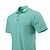 Dakota Striated Heather Polo Surf Green Hthr Side