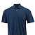 Dakota Striated Heather Polo Deep Blue Hthr