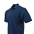 Dakota Striated Heather Polo Deep Blue Hthr Side