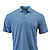 Dakota Striated Heather Polo Peri Blue Hthr Front