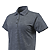 Lady Dakota Striated Polo Steel Gray Hthr Side