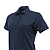 Lady Dakota Striated Polo Deep Blue Hthr Side