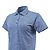 Lady Dakota Striated Polo Peri Blue Hthr Side