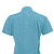 Lady Dakota Striated Polo Turquoise Hthr Back