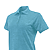 Lady Dakota Striated Polo Turquoise Hthr Side